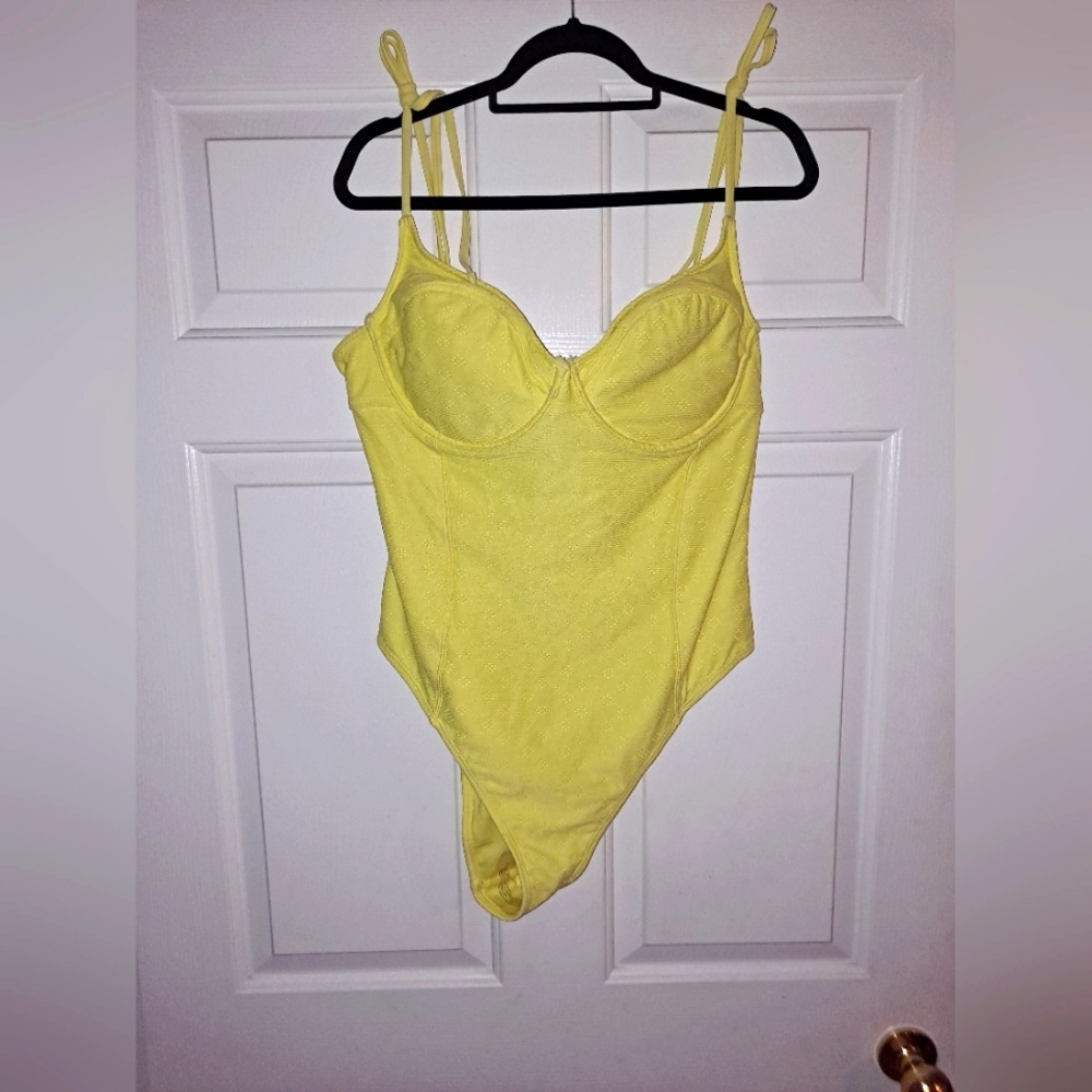 2X Plus Yellow Swim suit